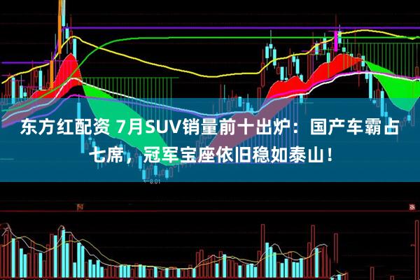 东方红配资 7月SUV销量前十出炉：国产车霸占七席，冠军宝座依旧稳如泰山！